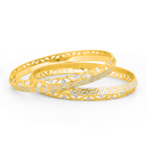 22K Gold TwoTone Bangles
